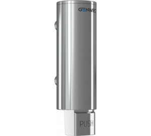 Cilindric soap dispenser 300ml 304 stainless steel polished